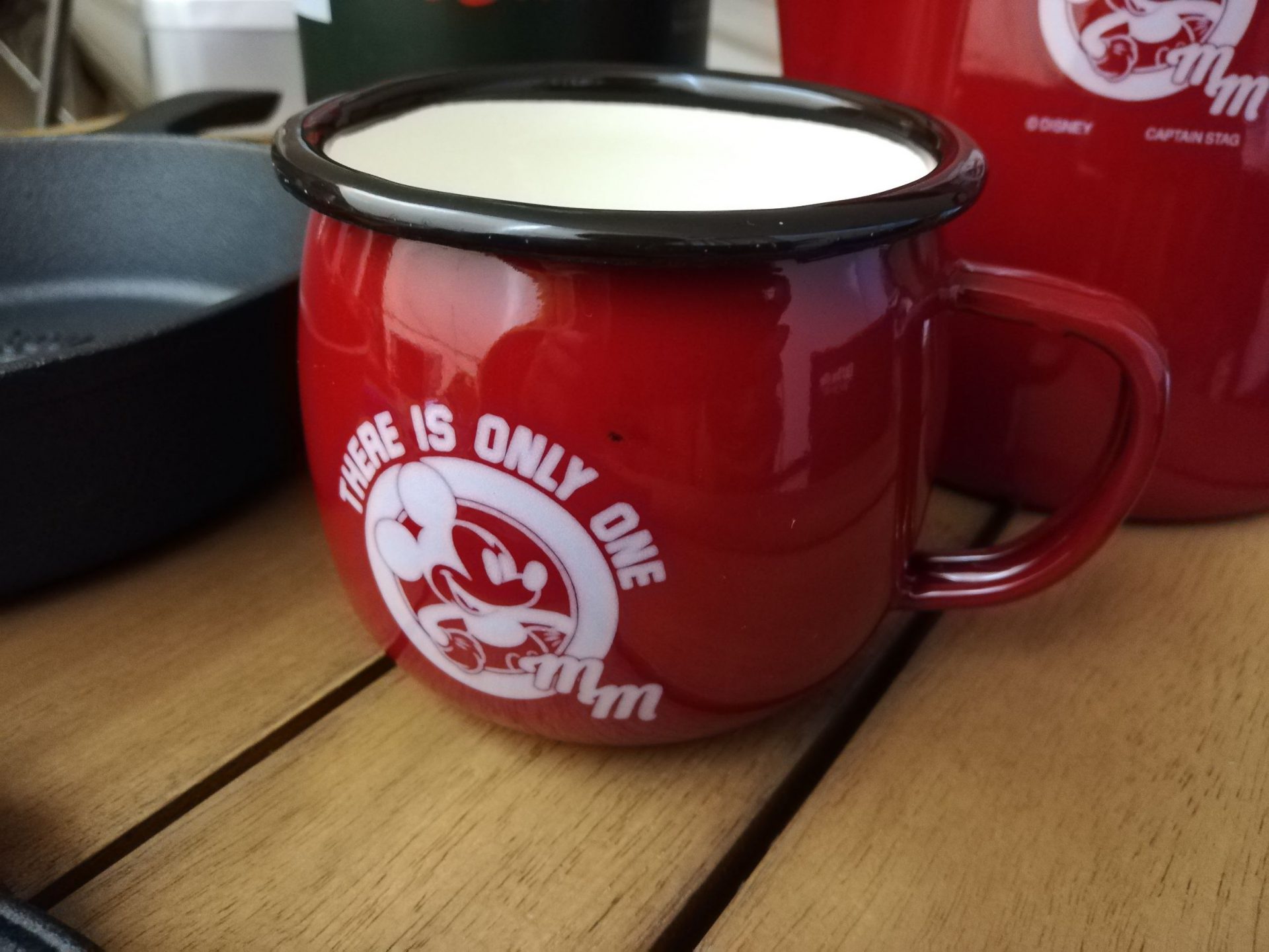 ディズニー コップ マグ ホーロー マグカップ 400ml ミッキーマウス MA-1418